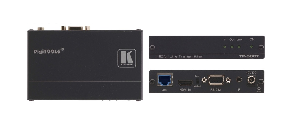 [KRAMER] TP-580T HDMI,Bidirect.RS−232,IR over Twisted Pair HDBaseT Transmitte