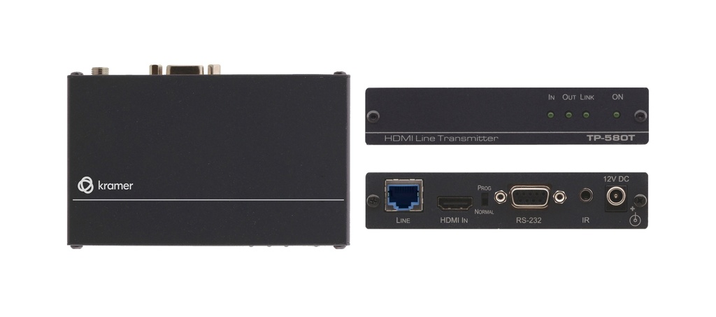[KRAMER] TP-580T HDMI,Bidirect.RS−232,IR over Twisted Pair HDBaseT Transmitte