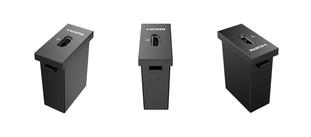 [KRAMER] MD-H+B/AF(B) passive Black module with 1 HDMI port + 1 USBB port input.