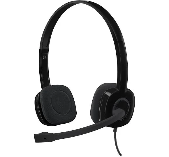 [LOGITECH] Stereo Headset H151 Black
