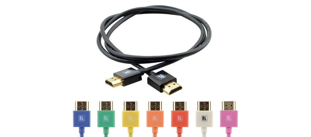 C-HM/HM/PICO/BK-6 Ultra Slim Flexible High-Speed HDMI™ Cable with Ethernet