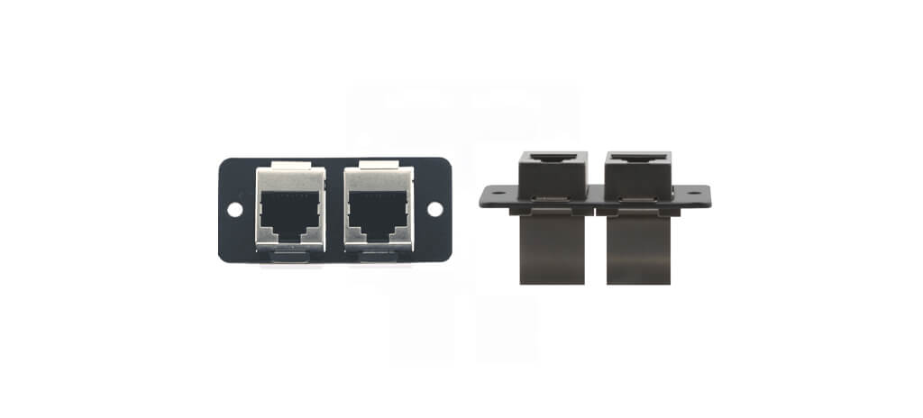 W4545(B) Wall Plate Insert - Dual RJ-45