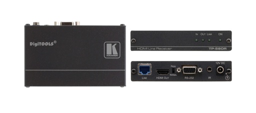 [50-80022090] [KRAMER] TP-580R HDMI, Bidirect.RS−232, IR over Twisted Pair HDBaseT Receiver