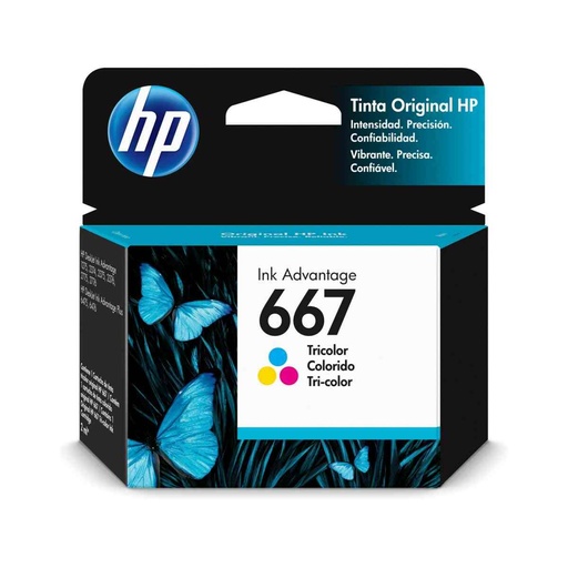 [INTC-AS222HEW11] HP 3YM78AL 667 Tricolor Ink Cartridge
