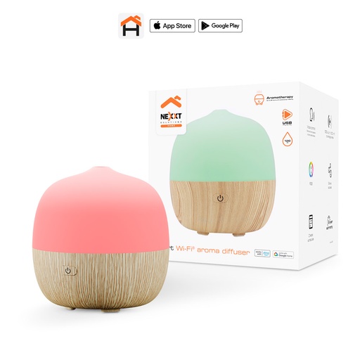 [INTC-MM107NXT75] Nexxt Home NHA-A300 Smart Wi-Fi Aroma Diffuser LED USB